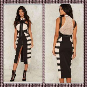 Nasty Gal Collection Aldridge Lace Midi Dress